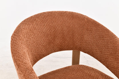 Chaise en tissu anti tache, 57x61xH79,5CM - ALESSIA