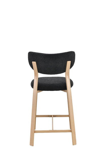 Chaise haute tabouret de bar en tissu anti tache, 50x54xH96CM - LORA