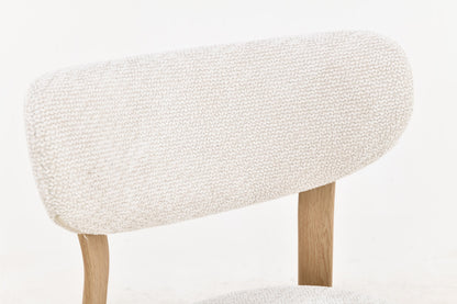 Chaise haute tabouret de bar en tissu anti tache, 50x54xH96CM - LORA