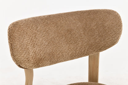 Chaise haute tabouret de bar en tissu anti tache, 50x54xH96CM - LORA