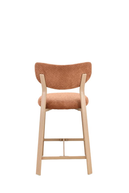 Chaise haute tabouret de bar en tissu anti tache, 50x54xH96CM - LORA