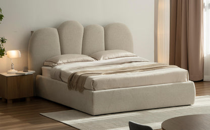 Lit en tissu avec sommier Urban