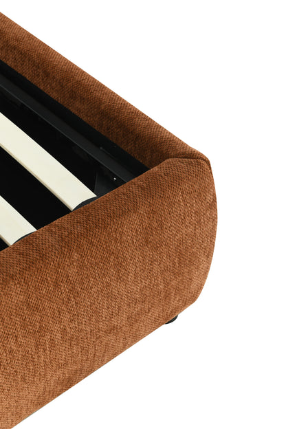 Lit en tissu avec sommier Nova