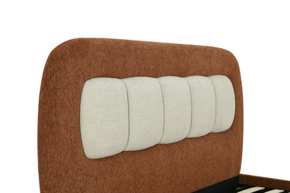 Lit en tissu avec sommier Nova