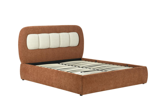 Lit en tissu avec sommier Nova