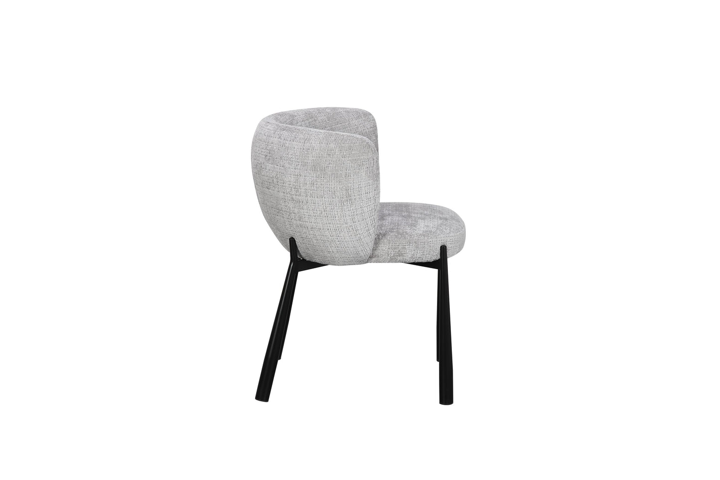 Chaise en tissu, 61x60xH75,5CM - INAYA