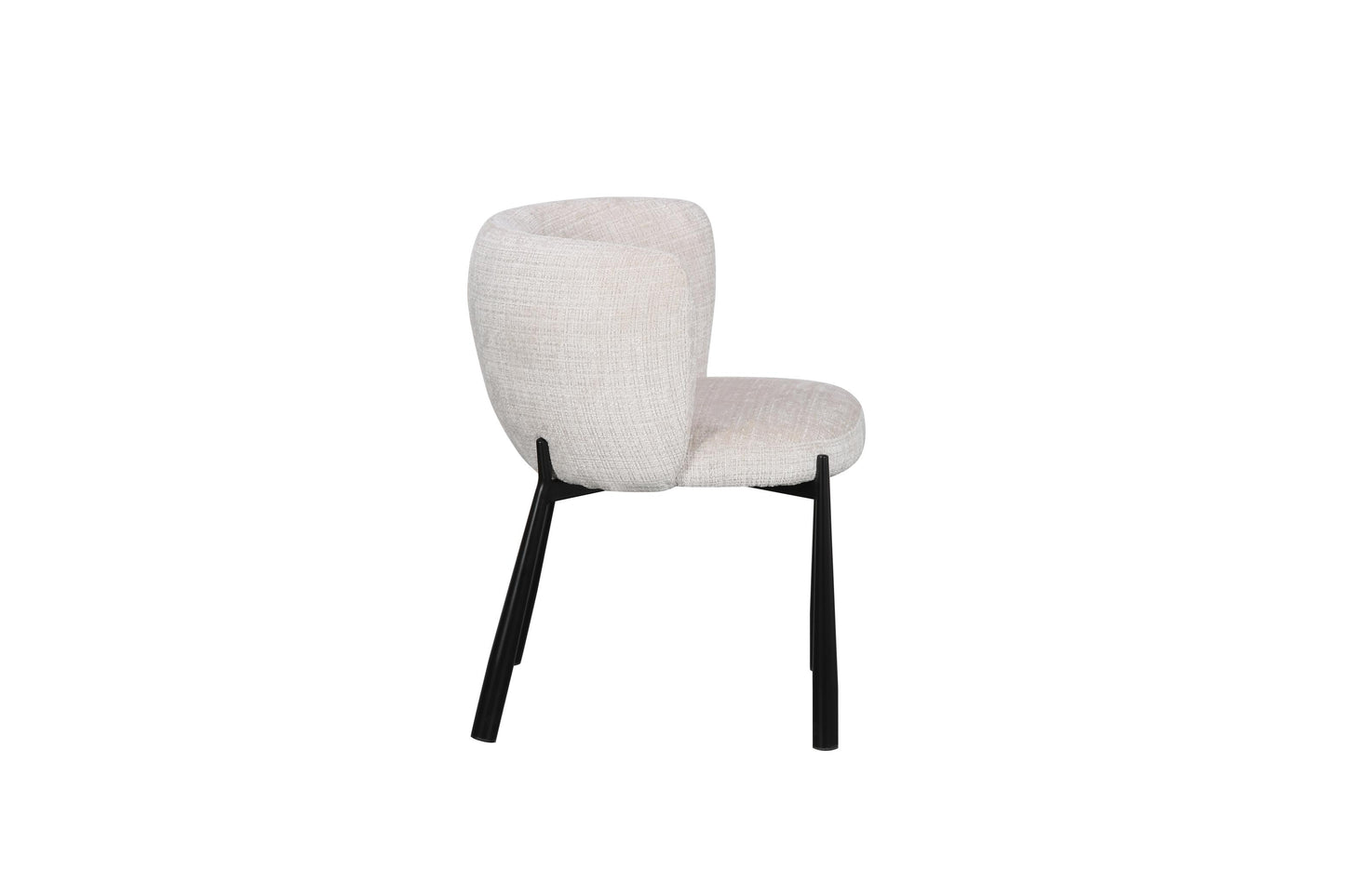 Chaise en tissu, 61x60xH75,5CM - INAYA