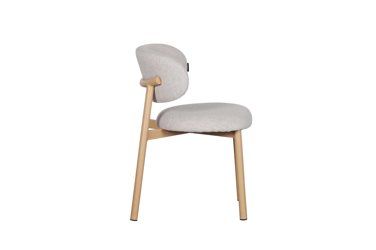 Chaise en tissu anti tache, 50,5x53,5xH74CM - MAYA