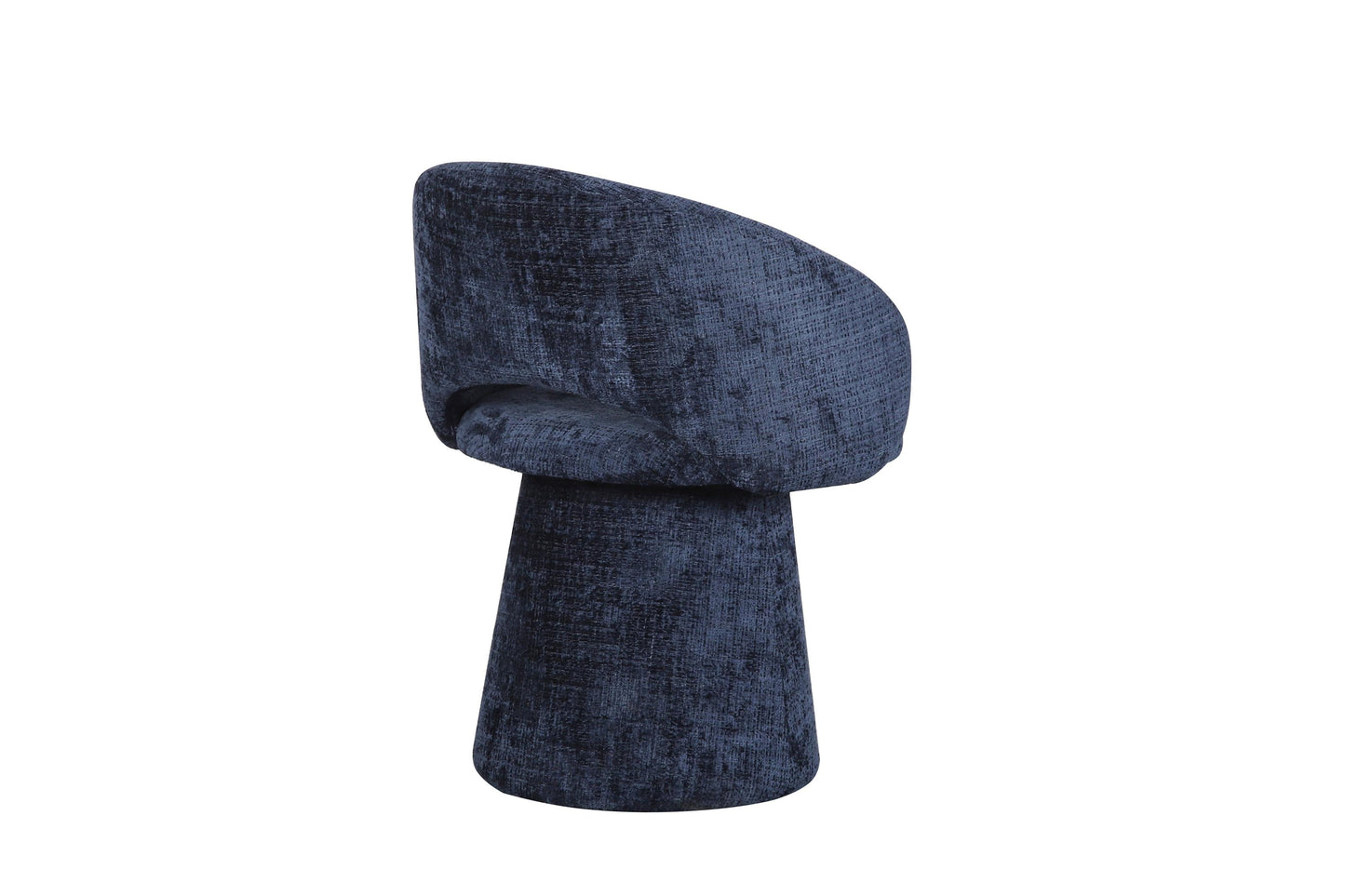 Chaise pivotante en tissu anti tache, 60x55,5xH77CM - ELIANA