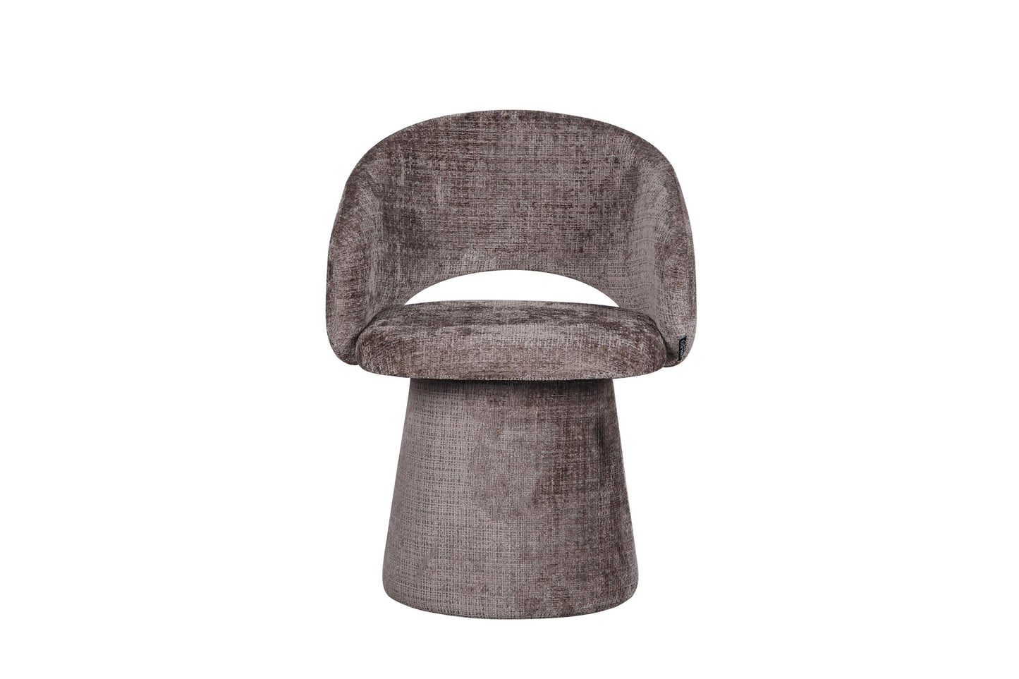 Chaise pivotante en tissu anti tache, 60x55,5xH77CM - ELIANA