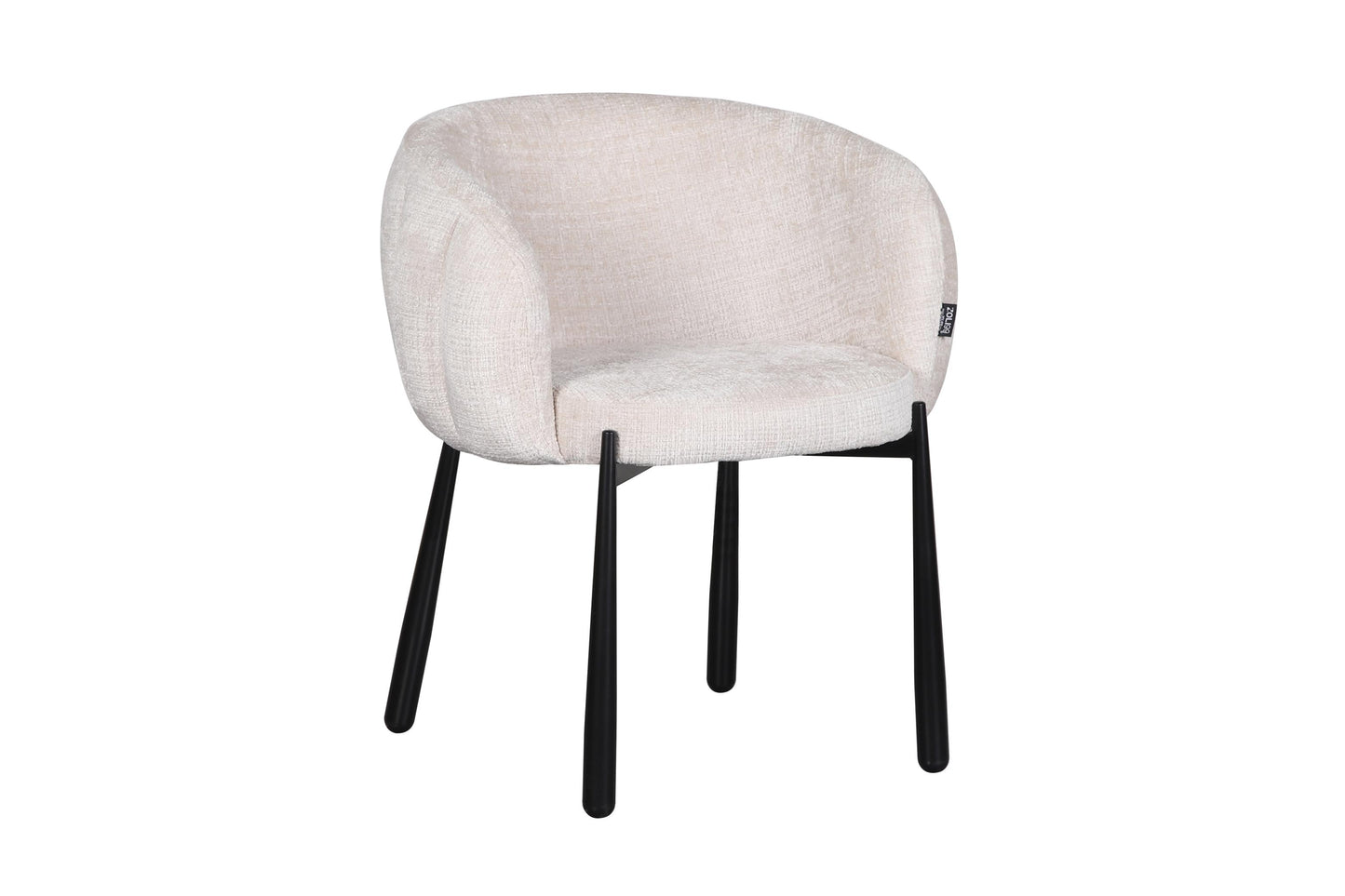 Chaise en tissu anti tache, 68x64xH79CM - LEAH