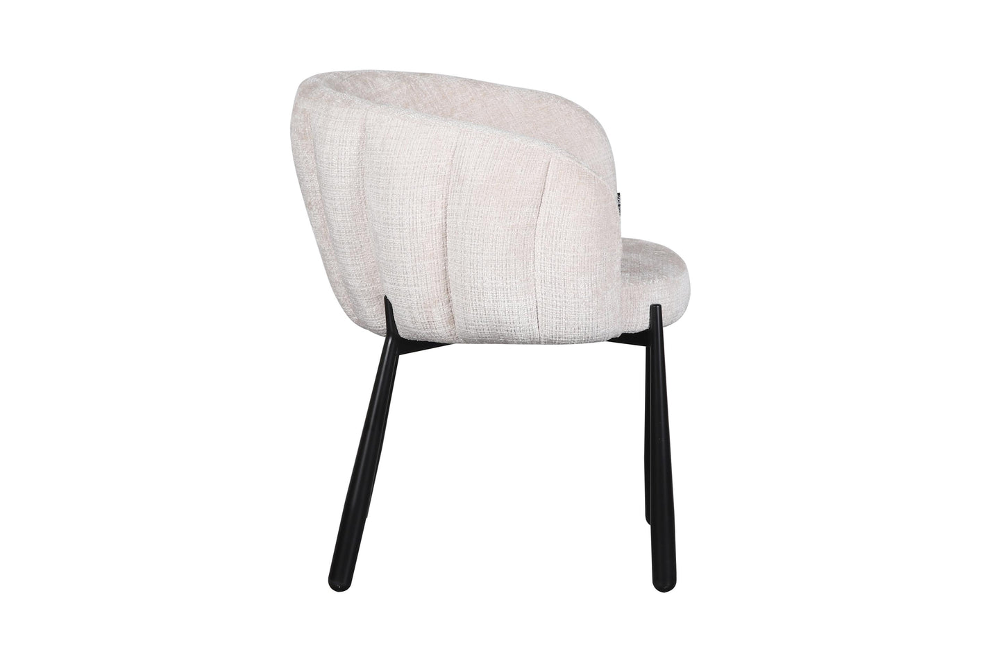 Chaise en tissu anti tache, 68x64xH79CM - LEAH