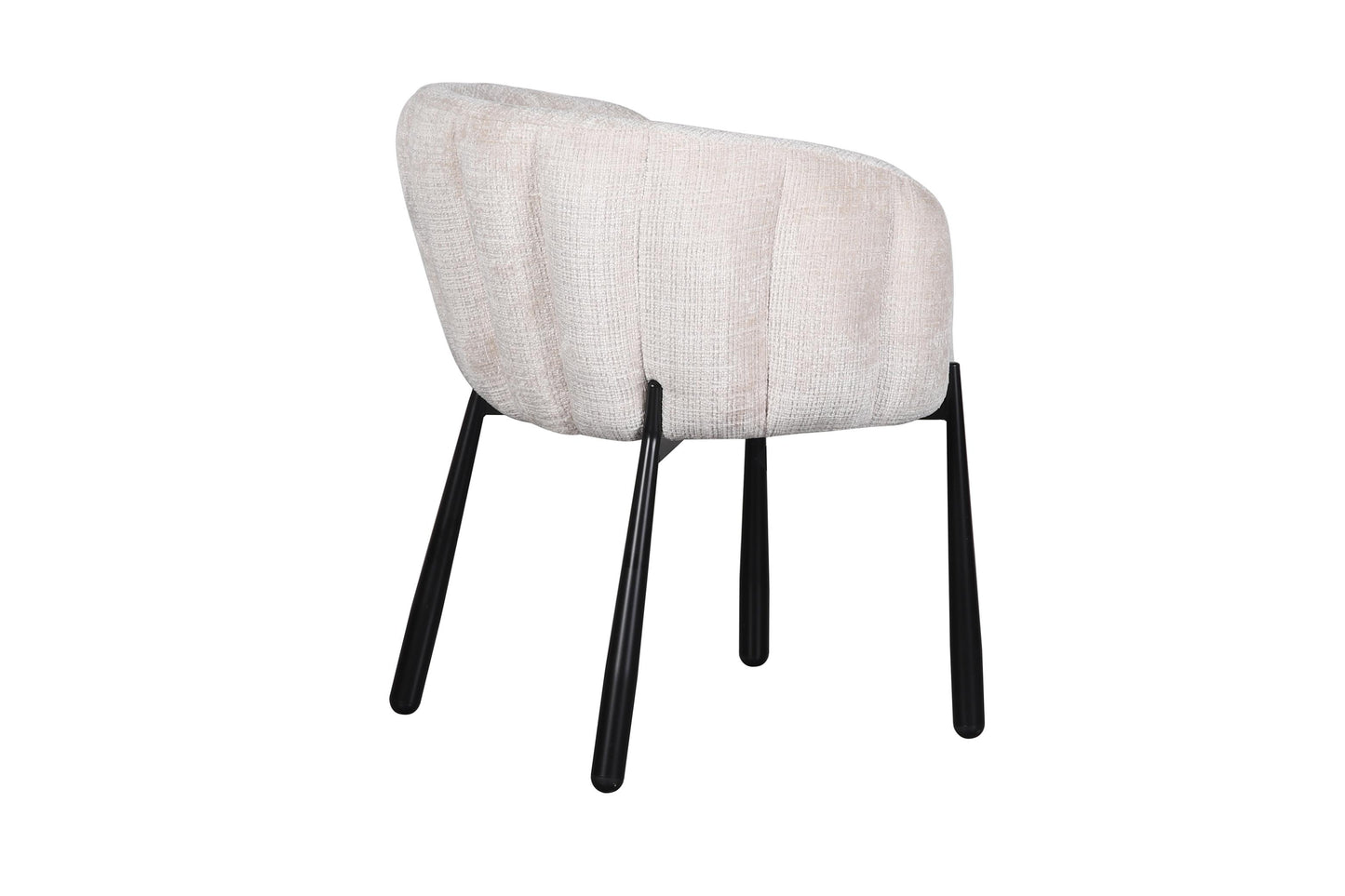 Chaise en tissu anti tache, 68x64xH79CM - LEAH