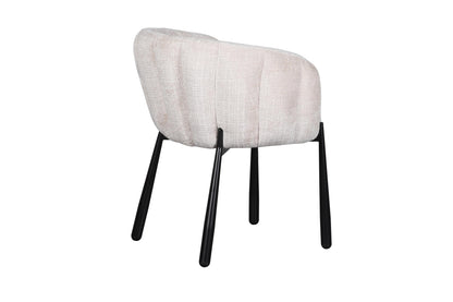 Chaise en tissu anti tache, 68x64xH79CM - LEAH
