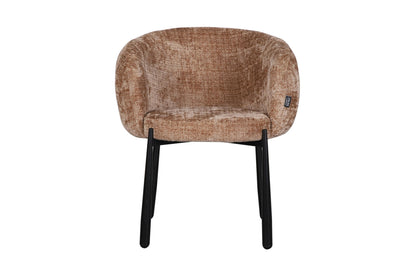 Chaise en tissu anti tache, 68x64xH79CM - LEAH