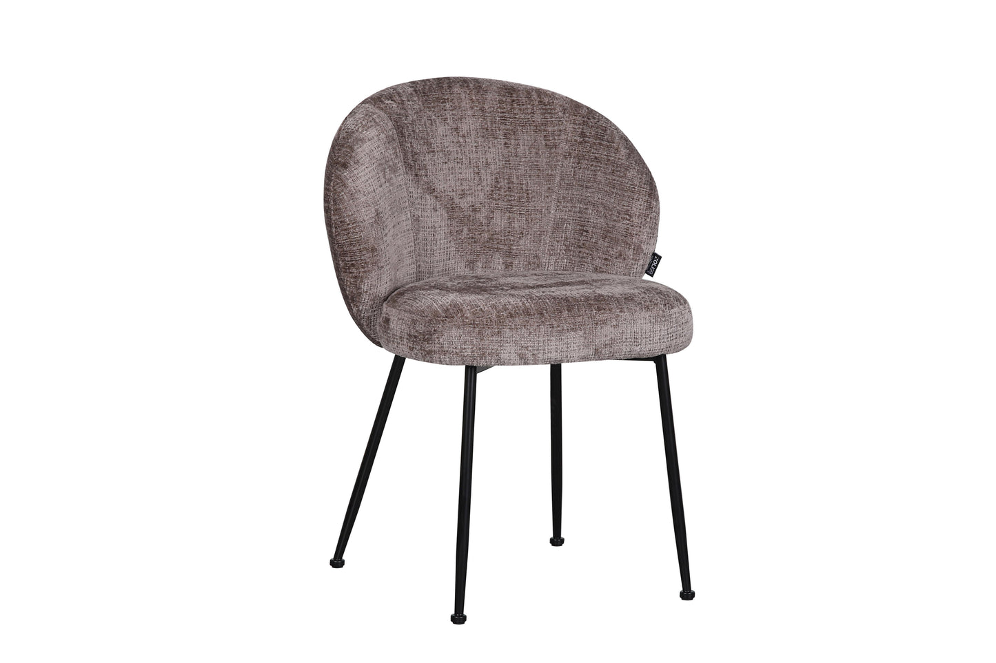 Chaise en tissu anti tache, 58x60xH82,5CM - SHIREL