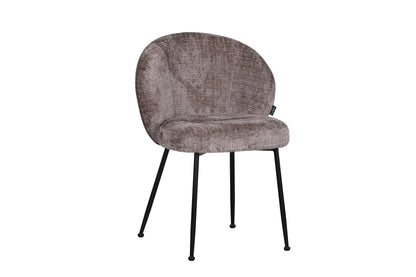 Chaise en tissu anti tache, 58x60xH82,5CM - SHIREL