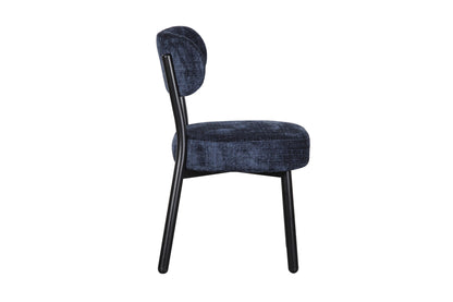 Chaise en tissu anti tache, 50x56xH85,5CM - ELLA