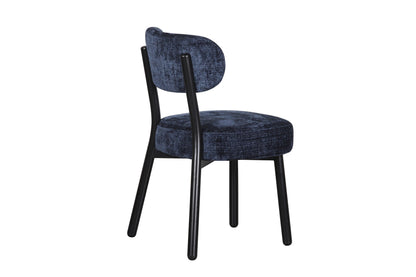 Chaise en tissu anti tache, 50x56xH85,5CM - ELLA