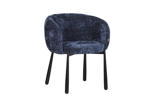 Chaise en tissu anti tache, 68x64xH79CM - LEAH