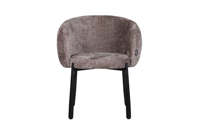 Chaise en tissu anti tache, 68x64xH79CM - LEAH