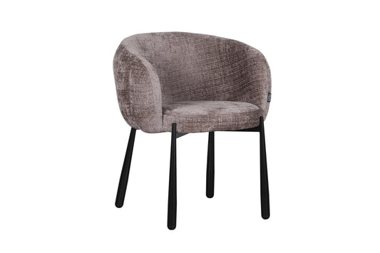 Chaise en tissu anti tache, 68x64xH79CM - LEAH