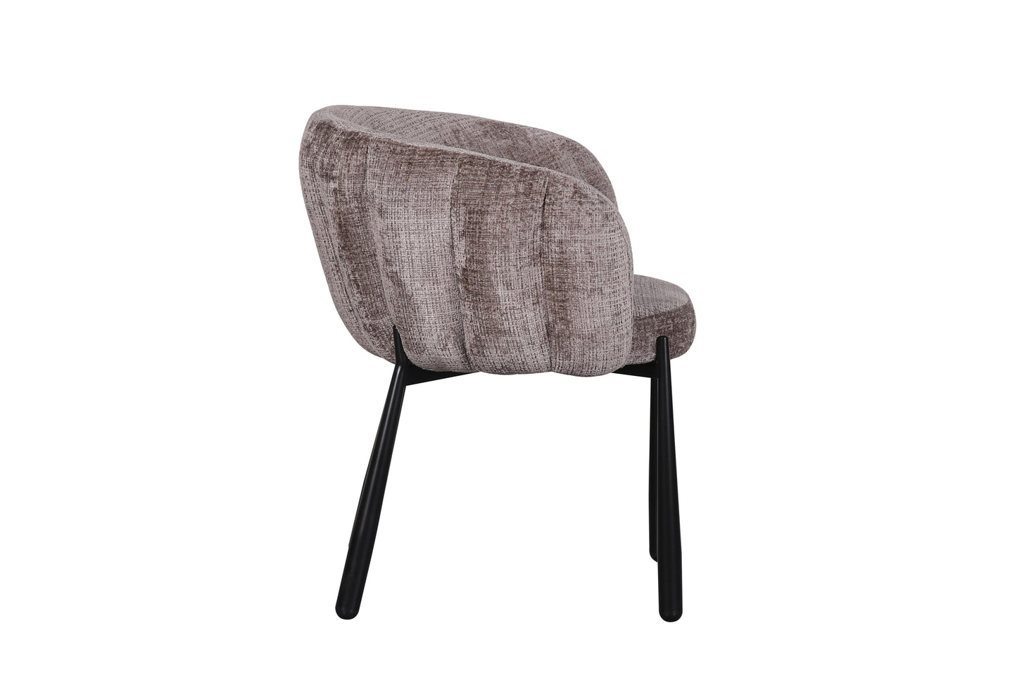 Chaise en tissu anti tache, 68x64xH79CM - LEAH