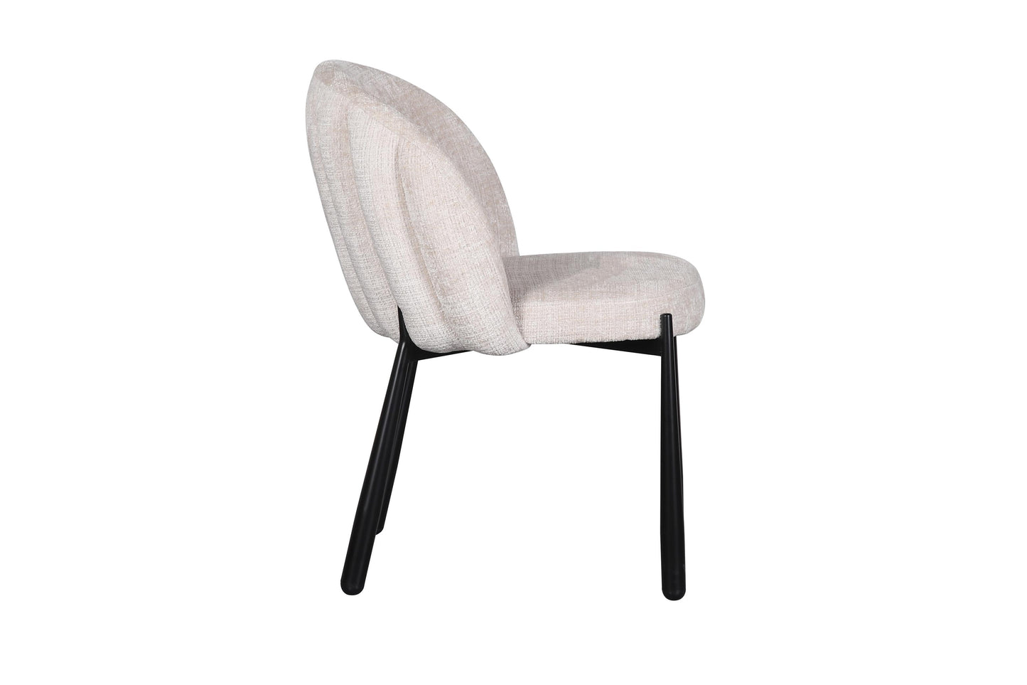 Chaise en tissu anti tache, 60x64xH83CM - AVITAL