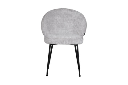 Chaise en tissu anti tache, 58x60xH82,5CM - SHIREL