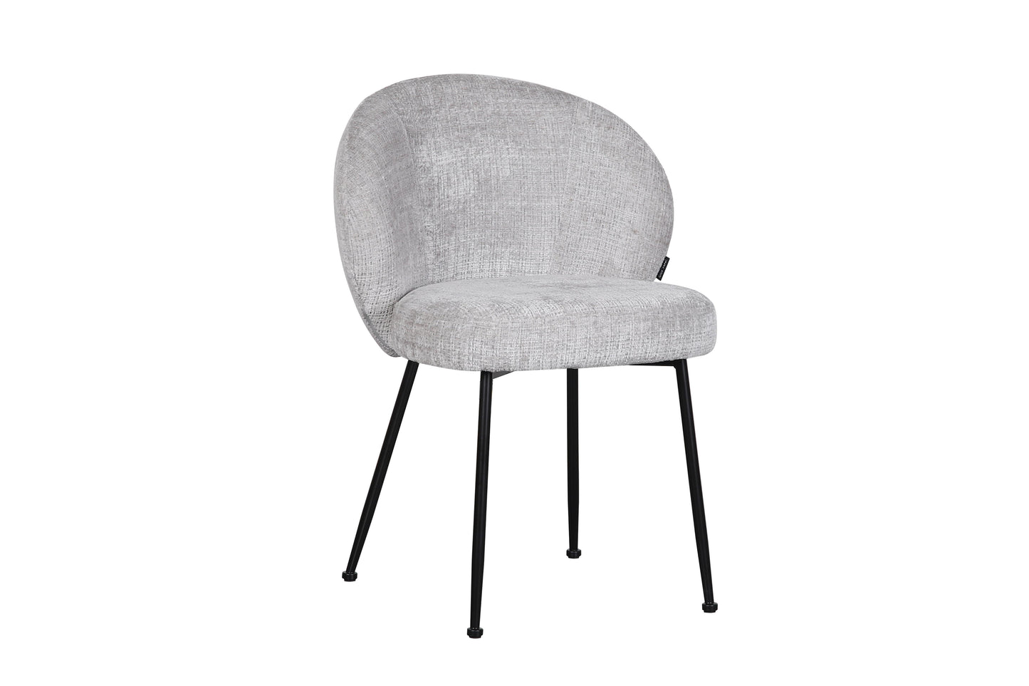 Chaise en tissu anti tache, 58x60xH82,5CM - SHIREL