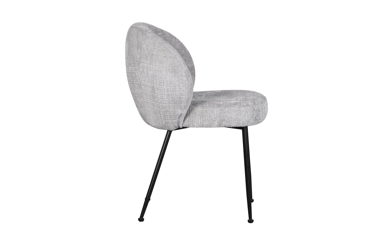 Chaise en tissu anti tache, 58x60xH82,5CM - SHIREL
