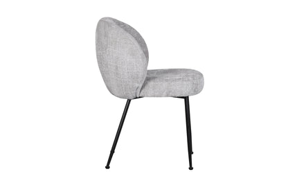 Chaise en tissu anti tache, 58x60xH82,5CM - SHIREL