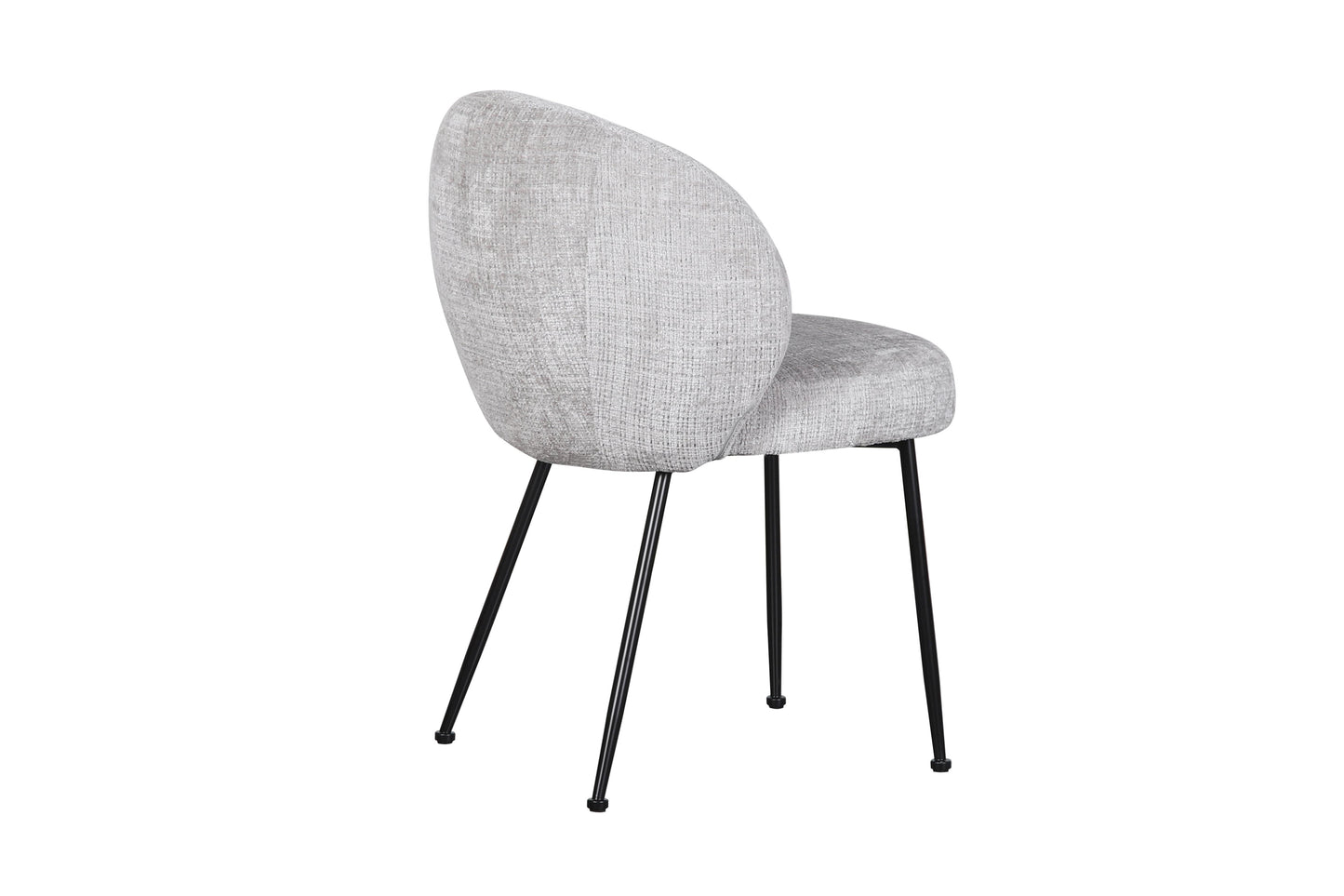 Chaise en tissu anti tache, 58x60xH82,5CM - SHIREL