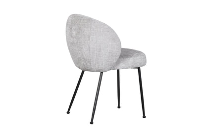 Chaise en tissu anti tache, 58x60xH82,5CM - SHIREL