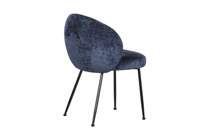 Chaise en tissu anti tache, 58x60xH82,5CM - SHIREL