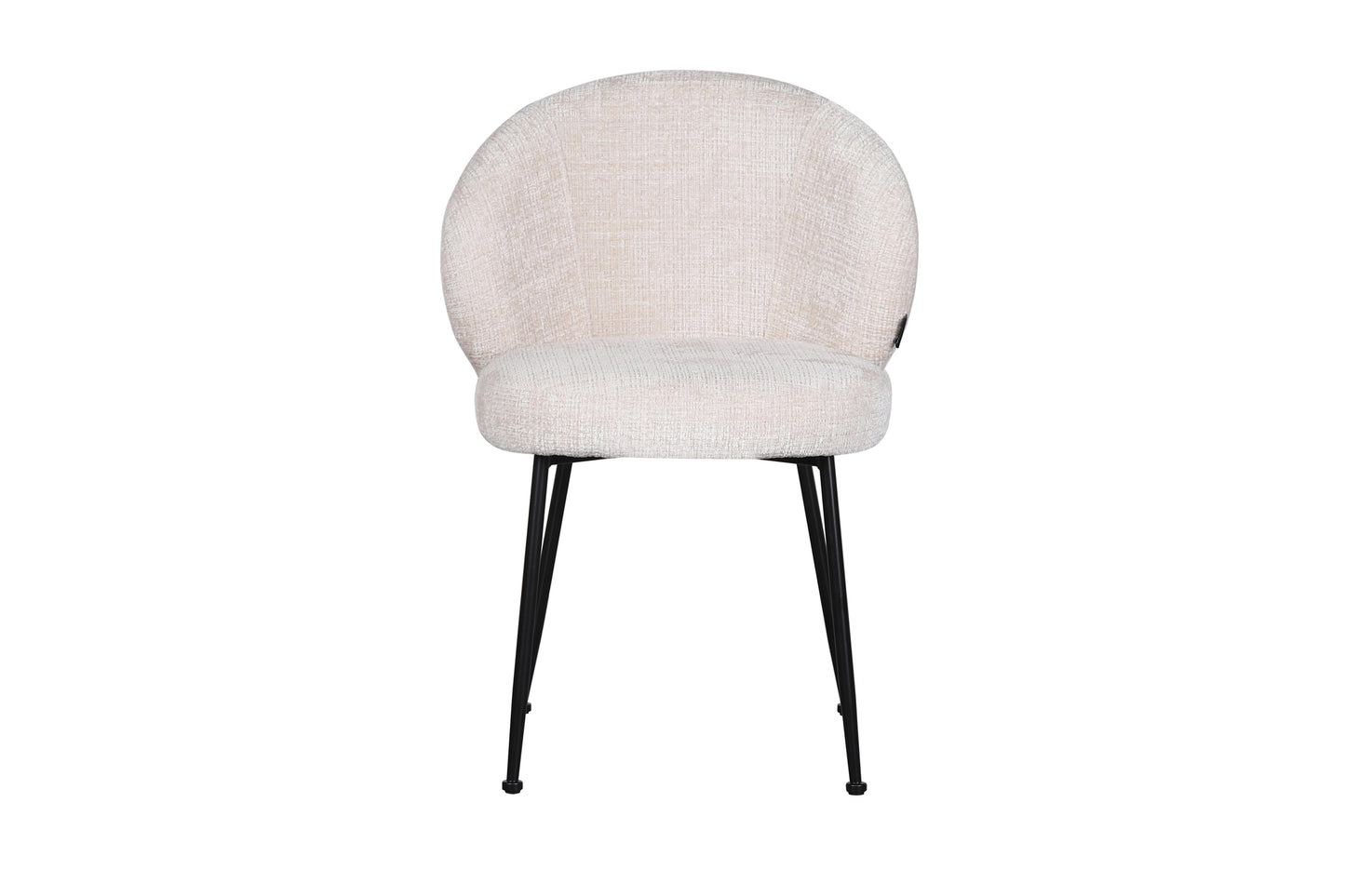 Chaise en tissu anti tache, 58x60xH82,5CM - SHIREL