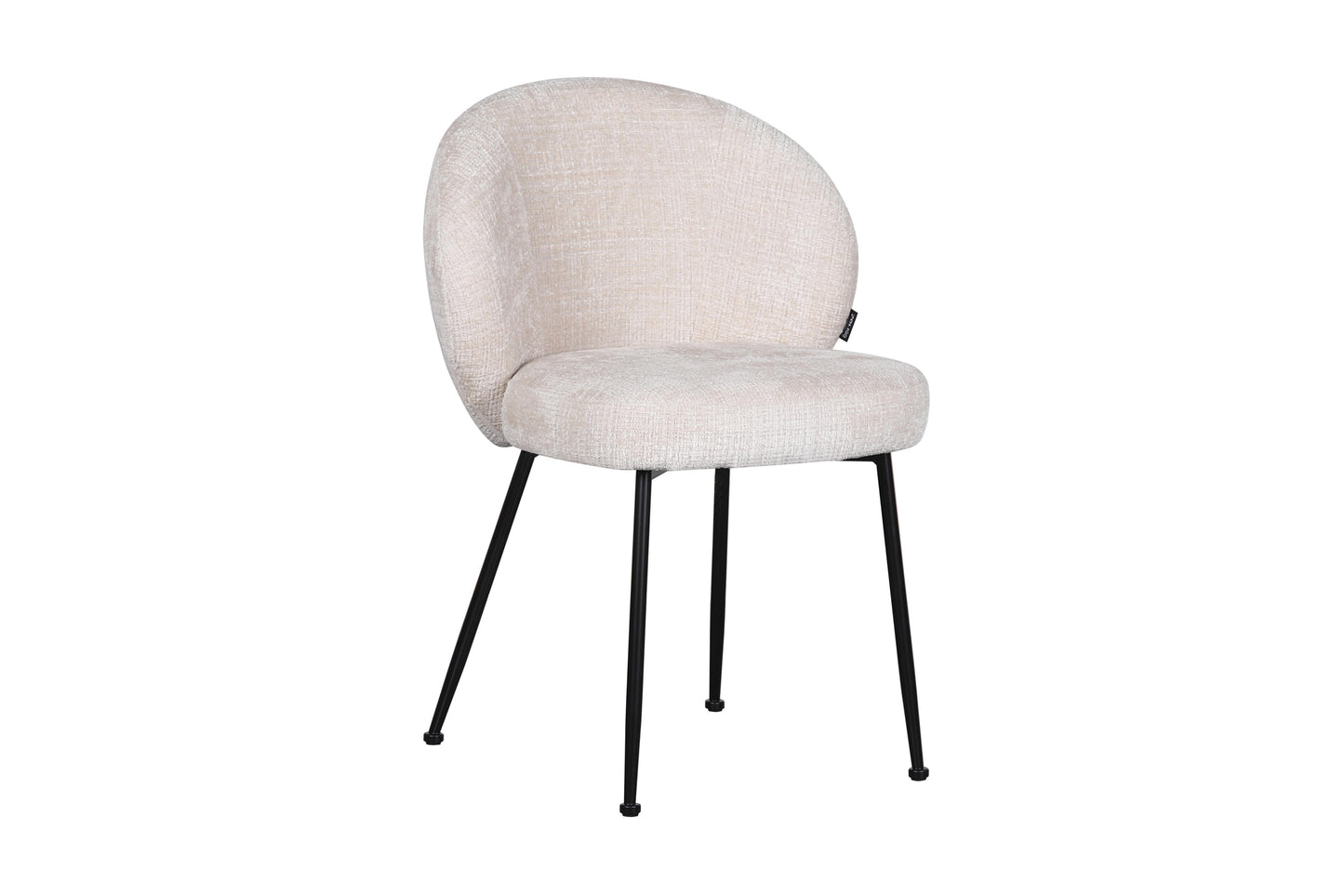 Chaise en tissu anti tache, 58x60xH82,5CM - SHIREL