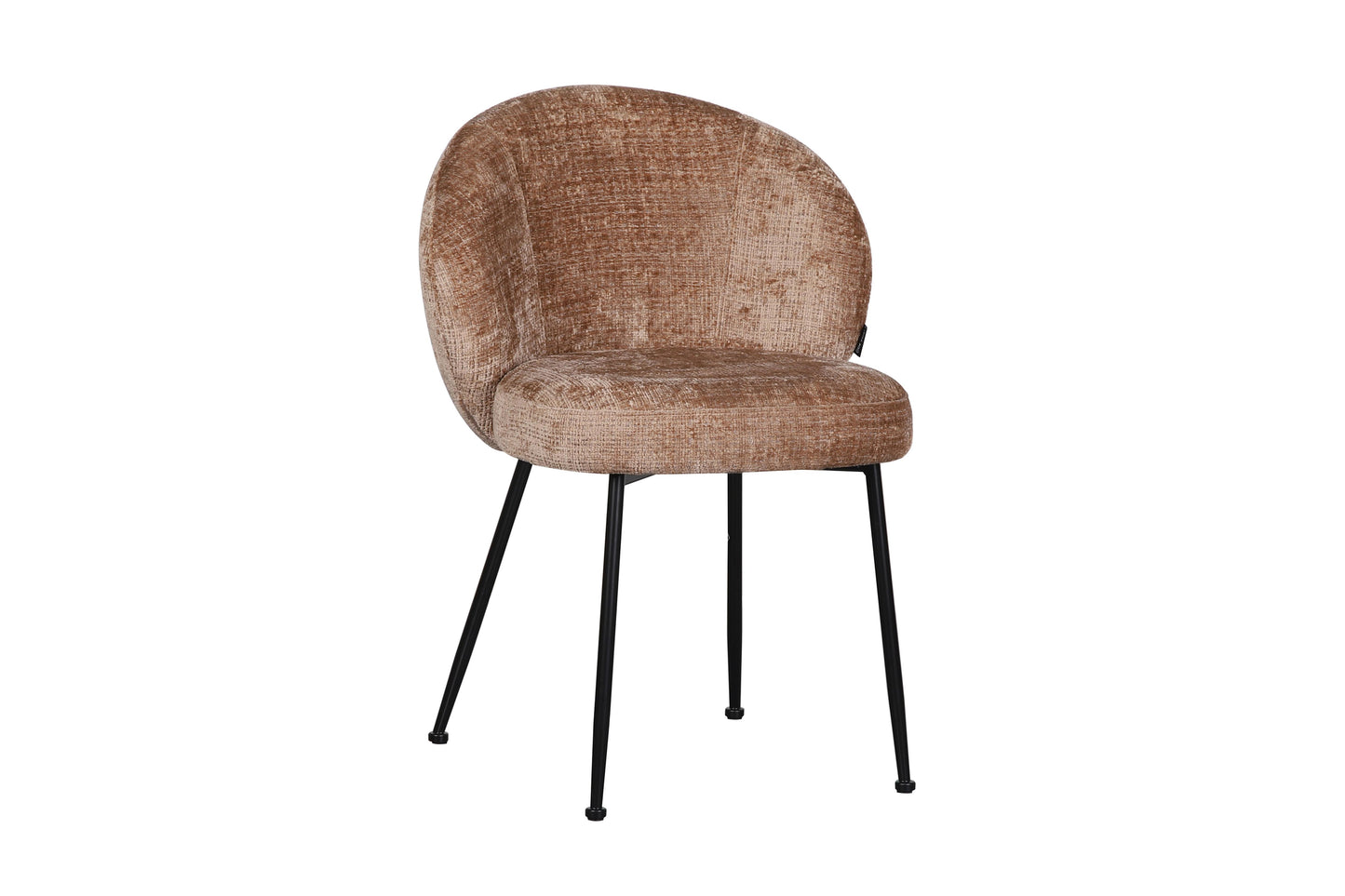 Chaise en tissu anti tache, 58x60xH82,5CM - SHIREL