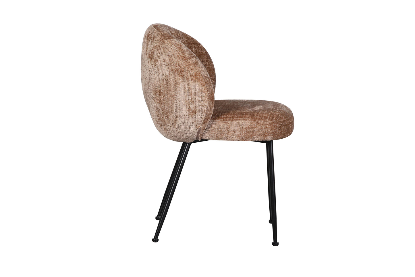 Chaise en tissu anti tache, 58x60xH82,5CM - SHIREL