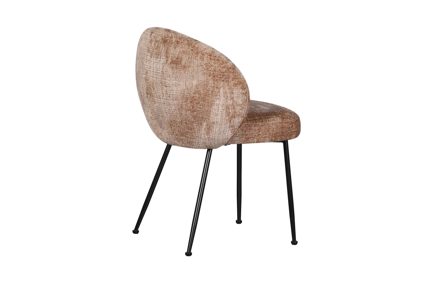 Chaise en tissu anti tache, 58x60xH82,5CM - SHIREL