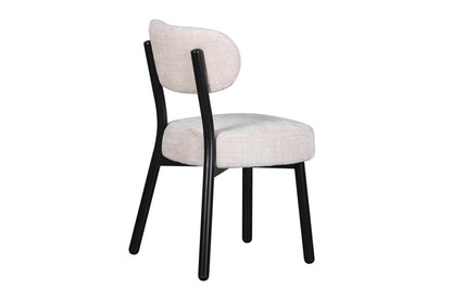 Chaise en tissu anti tache, 50x56xH85,5CM - ELLA