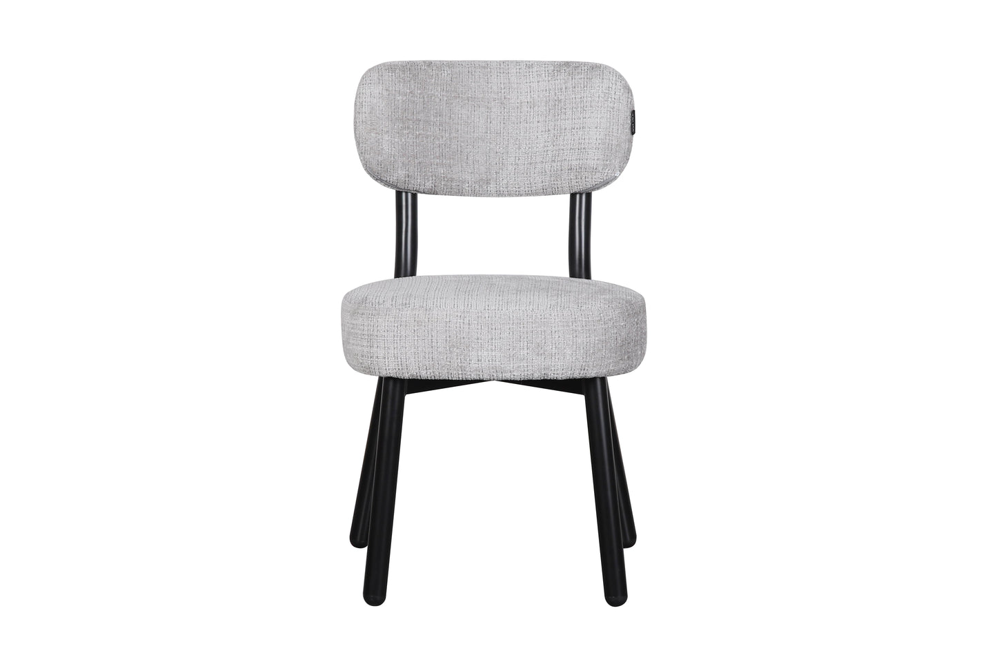 Chaise en tissu anti tache, 50x56xH85,5CM - ELLA