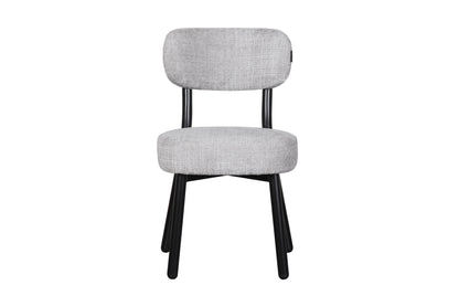 Chaise en tissu anti tache, 50x56xH85,5CM - ELLA