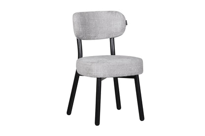 Chaise en tissu anti tache, 50x56xH85,5CM - ELLA