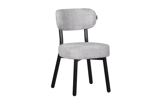 Chaise en tissu anti tache, 50x56xH85,5CM - ELLA