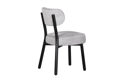 Chaise en tissu anti tache, 50x56xH85,5CM - ELLA