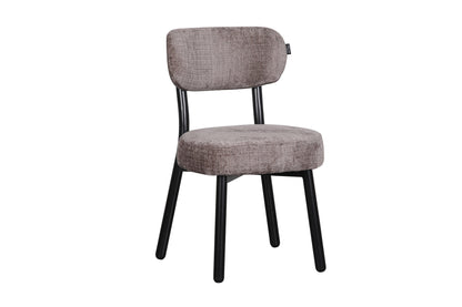 Chaise en tissu anti tache, 50x56xH85,5CM - ELLA