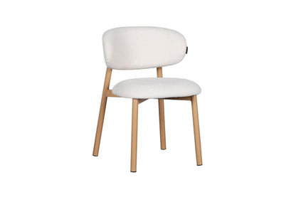 Chaise en tissu anti tache, 50,5x53,5xH74CM - MAYA