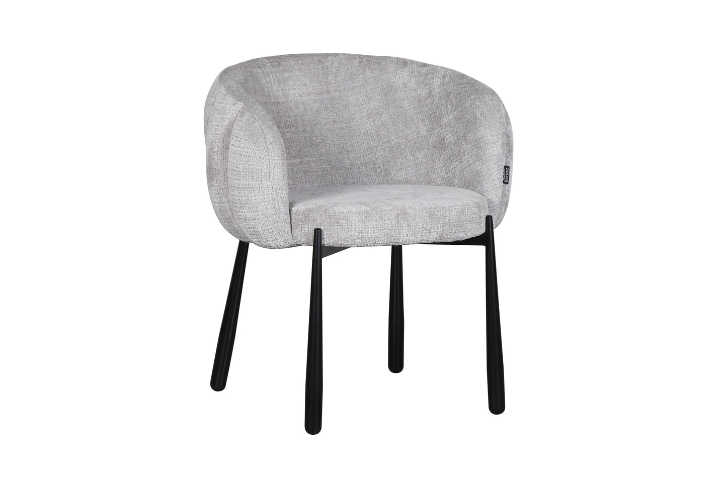 Chaise en tissu anti tache, 68x64xH79CM - LEAH