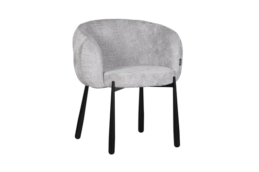 Chaise en tissu anti tache, 68x64xH79CM - LEAH